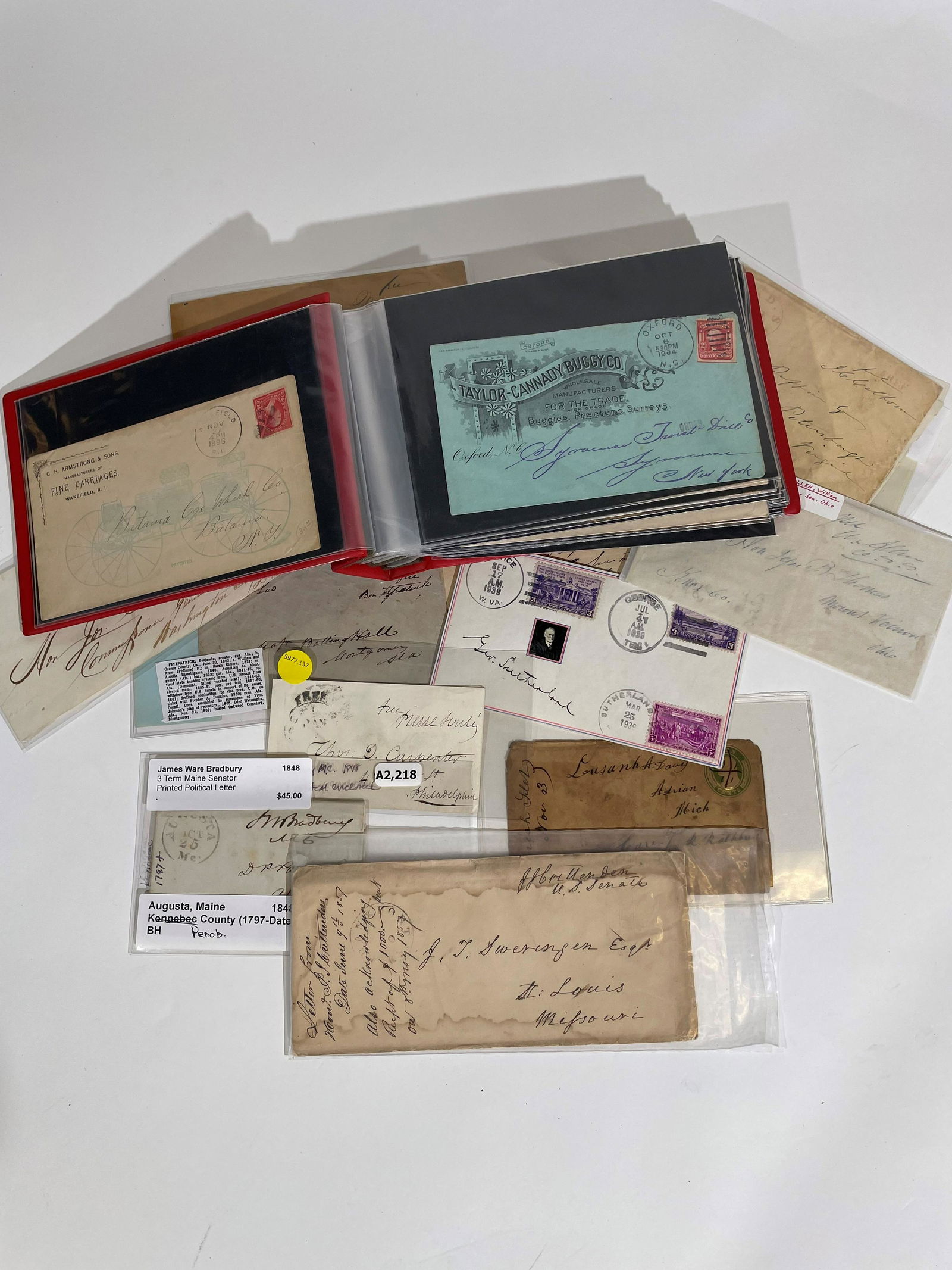 1880's-1900's Covers Group Mostly Advertising (1 of 1)