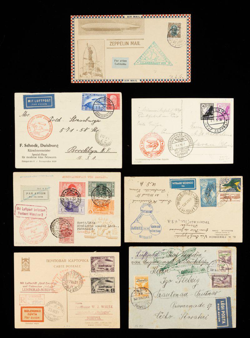 1929-39 Valuable Collection Of Zeppelin Flight Covers (1 of 1)