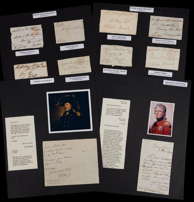 Collection of 27 British Officers, Signed Letters and Free Franks from The Napoleonic Wars: The (1 of 1)