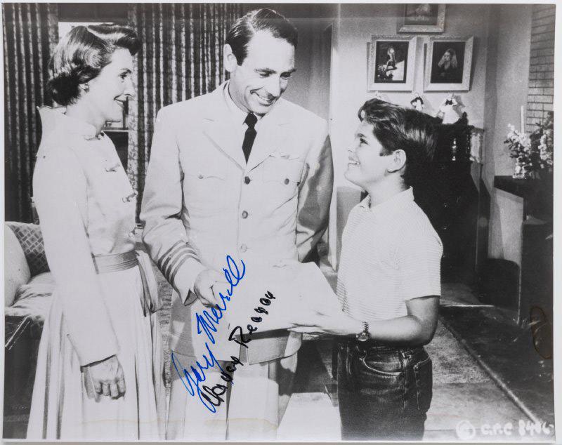 Nancy Reagan (Davis) and Gary Merrill Signed Vintage Original Still from the 1958 Film "Crash (1 of 1)