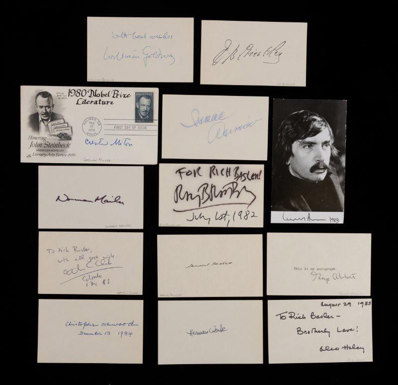 26 Autographs by Acclaimed 20th Century Playwrights and Authors, Most on 3 x 5 Cards: Beckett, (1 of 1)