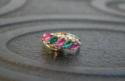 14k Gold Multi Colored Tourmaline Ring