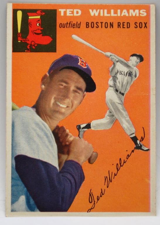 1954 Ted Williams Topps Baseball Card #1