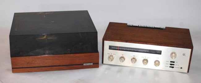 Dual Stero Turntable and AR Mod R Receiver