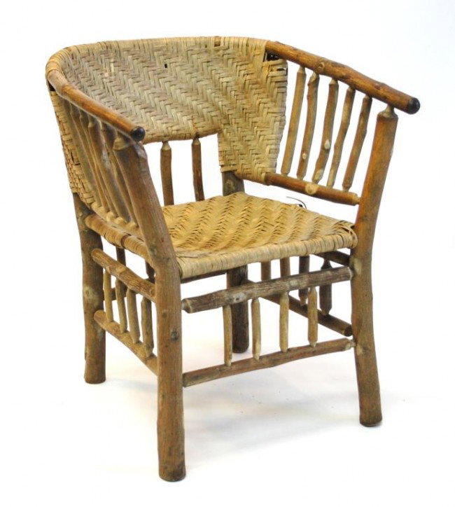 Old Hickory- Martinsville, Indiana Barrel Chair