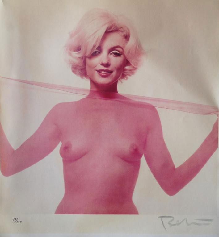 Marilyn Monroe Photographed by Bert Stern - Signed: 20 x 24" Hand Signed and numbered 19 / 250.