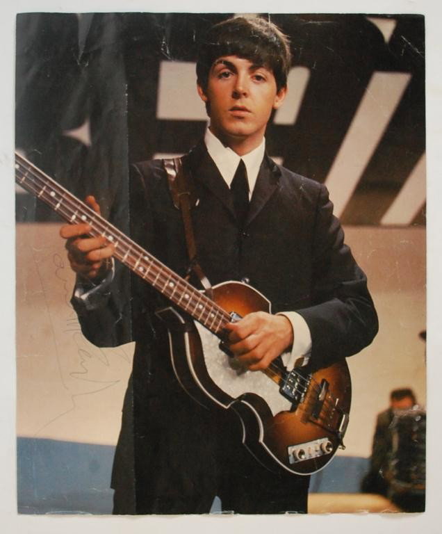 Paul McCartney Autographed Picture: 11.5 x 14" Property of an NC Collector