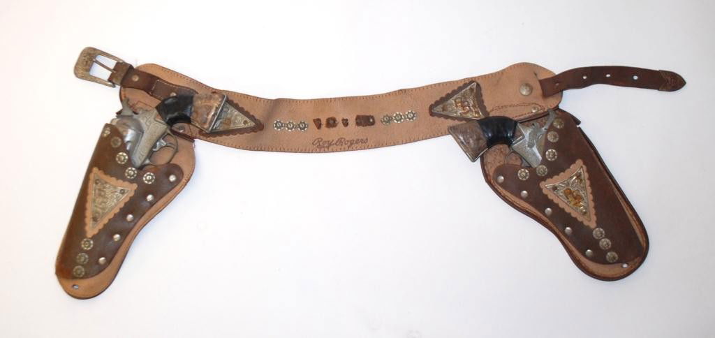 Roy Rogers Double Holster Cap Gun Toy Set