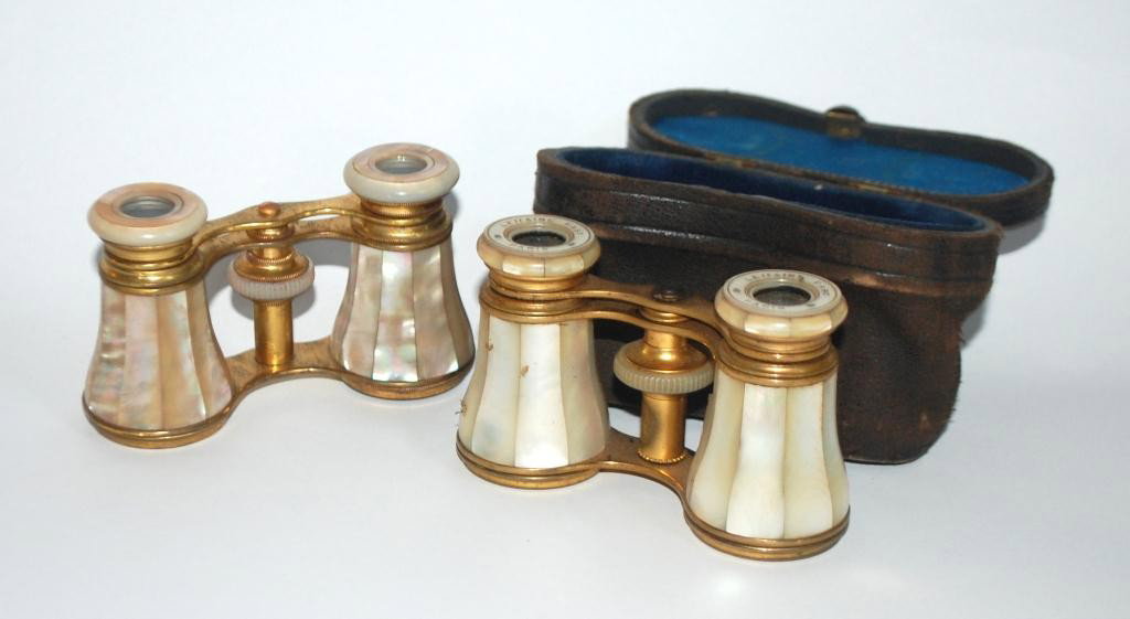 2 pair opera glasses