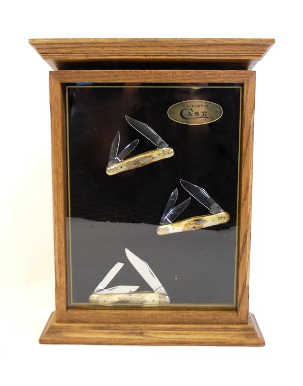 Case Stag Handled Whittling Knife Set in Case