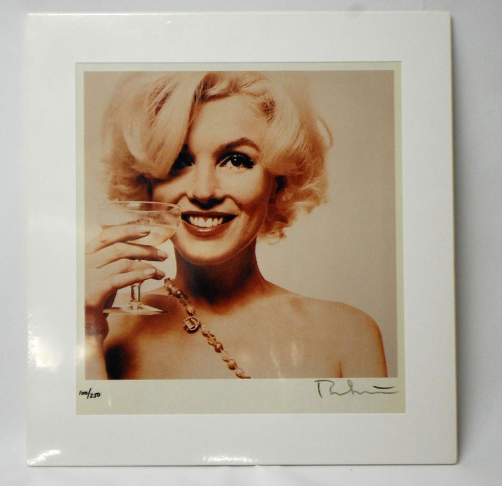 Marilyn Monroe Photographed by Bert Stern: Marilyn Monroe Photographed by Bert Stern 20 x 24" Hand Signed and numbered 110 / 250. Matted and Sealed in Plastic, Excellent Condition. Chromogenic Color Print of Marilyn Monroe by Bert Stern. Signe