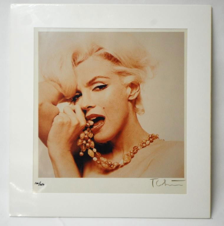 Marilyn Monroe Photographed by Bert Stern: Marilyn Monroe Photographed by Bert Stern 20 x 24" Hand Signed and numbered 110 / 250. Matted and Sealed in Plastic, Excellent Condition. Chromogenic Color Print of Marilyn Monroe by Bert Stern. Signe
