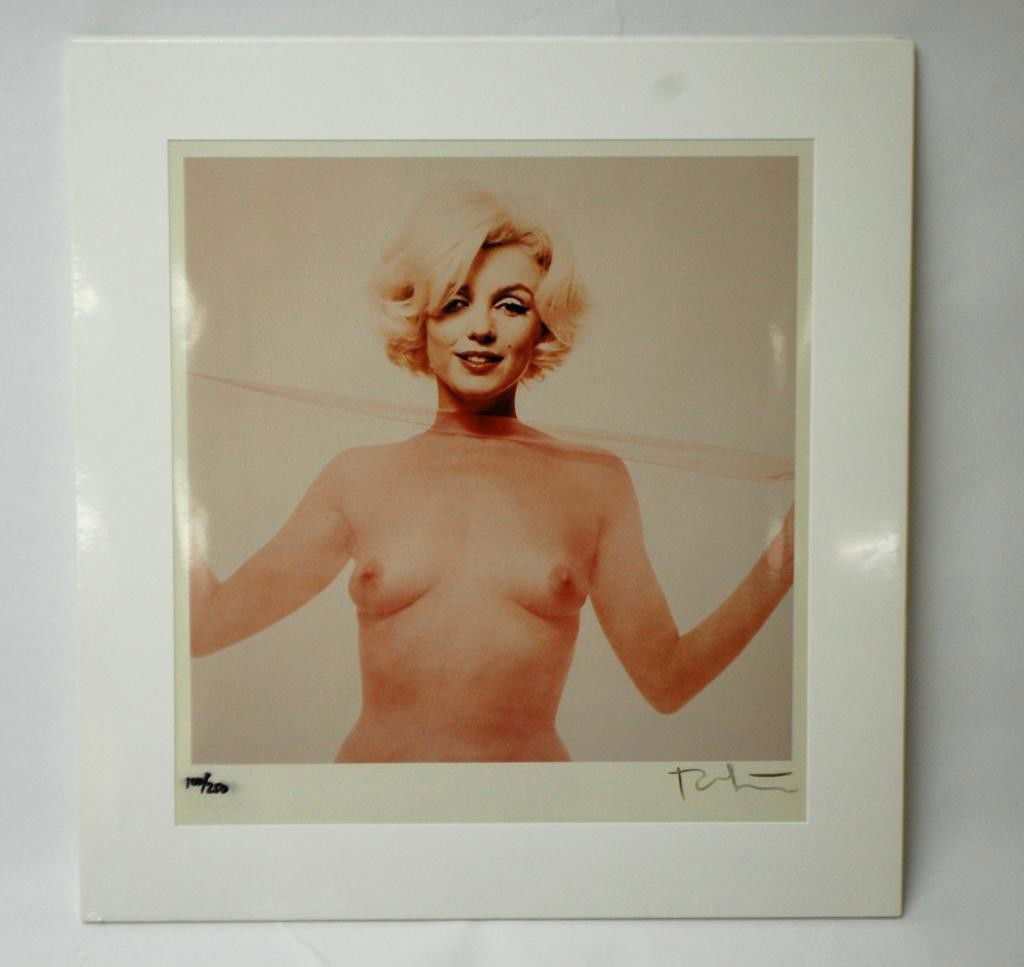 Marilyn Monroe Photographed by Bert Stern: Marilyn Monroe Photographed by Bert Stern 20 x 24" Hand Signed and numbered 110 / 250. Matted and Sealed in Plastic, Excellent Condition. Chromogenic Color Print of Marilyn Monroe by Bert Stern. Signe