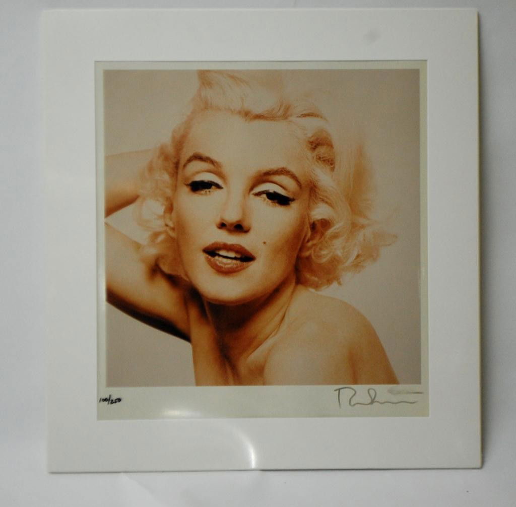 Marilyn Monroe Photographed by Bert Stern: Marilyn Monroe Photographed by Bert Stern 20 x 24" Hand Signed and numbered 110 / 250. Matted and Sealed in Plastic, Excellent Condition. Chromogenic Color Print of Marilyn Monroe by Bert Stern. Signe