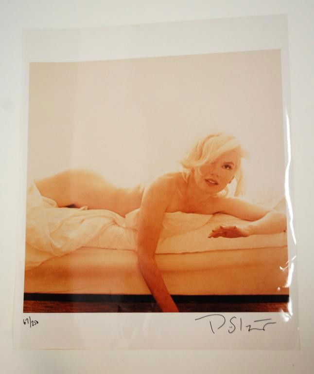 Marilyn Monroe "Last Sitting" Bert Stern: Marilyn Monroe Photographed by Bert Stern 20 x 24" Hand Signed and numbered 67 / 250, Excellent Condition. Chromogenic Color Print of Marilyn Monroe by Bert Stern. Signed and Numbered. From Stern's fa
