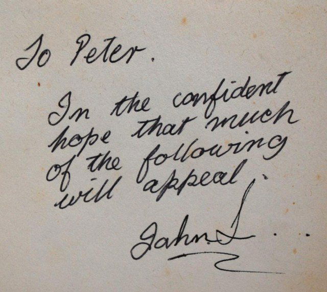 John Lennon Signed and Inscribed Book: John Lennon Inscribed Book to Peter Shotton John Lennon's Book A Spaniard in the Works published in 1965- Inscribed to his childhood friend- Peter Shotton.. Inscription reads "To Peter- In the confide