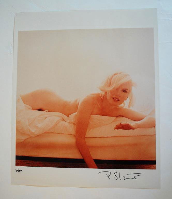 Marilyn Monroe Photographed by Bert Stern: Marilyn Monroe Photographed by Bert Stern 20 x 24 Hand Signed and numbered . Marilyn Monroe Photographed by Bert Stern Chromogenic Color Print of Marilyn Monroe by Bert Stern. Signed and Numbered. Fro