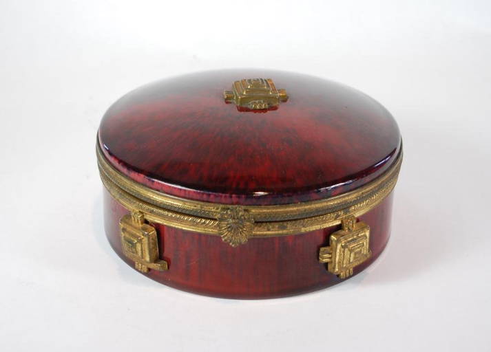 Mp Sevres Porcelain Large Dresser Box