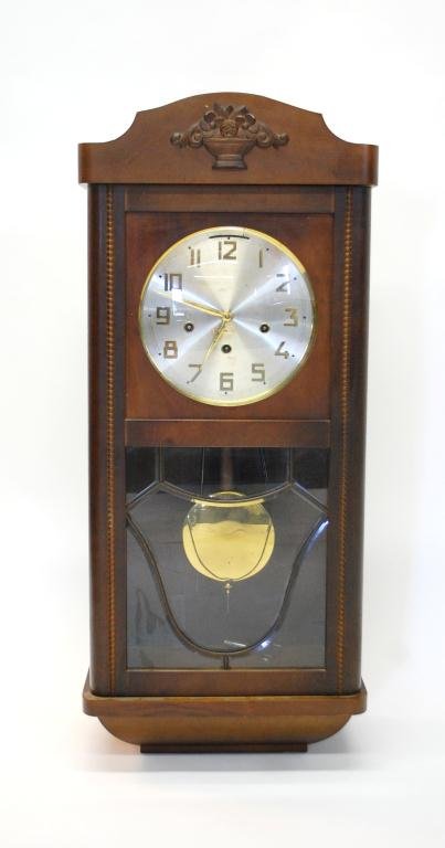 German Chiming Wall Clock: 342 30.5" tall