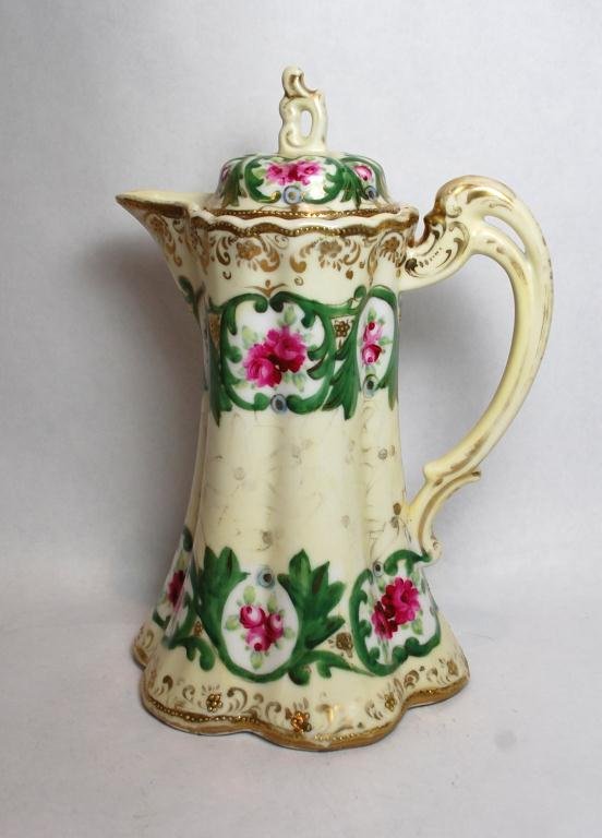 Nippon Gilt Moriage Chocolate Pot: Nippon Gilt Moriage Chocolate Pot