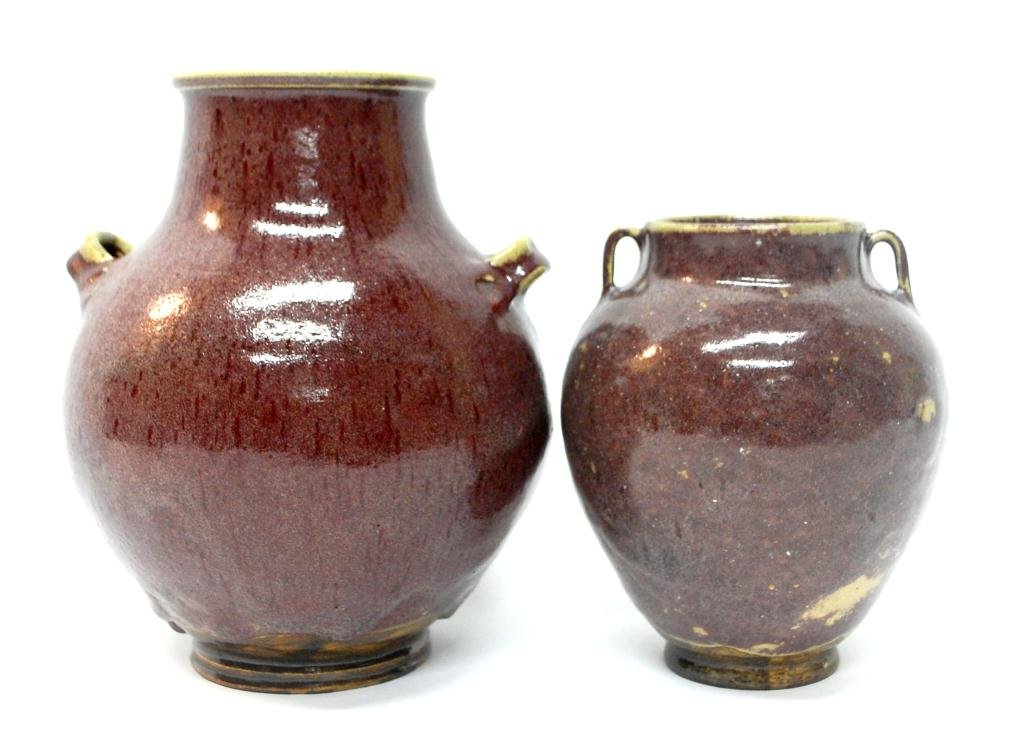 Two Ben Owen III Pieces Pottery: 151g