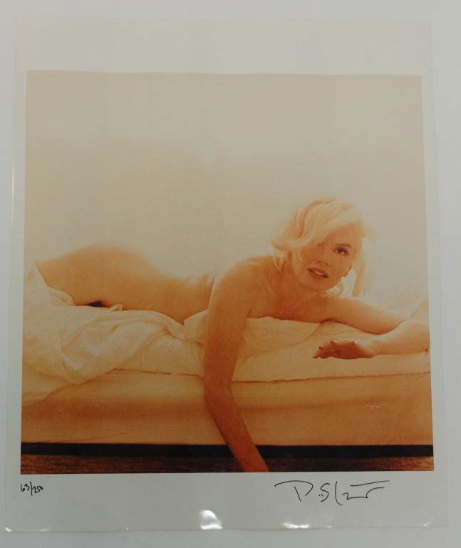 Marilyn Monroe Photographed by Bert Stern: 20 x 24" Hand Signed and numbered . Marilyn Monroe Photographed by Bert Stern Chromogenic Color Print of Marilyn Monroe by Bert Stern. Signed and Numbered. From Stern's famous 1962 "The Last Sitting"