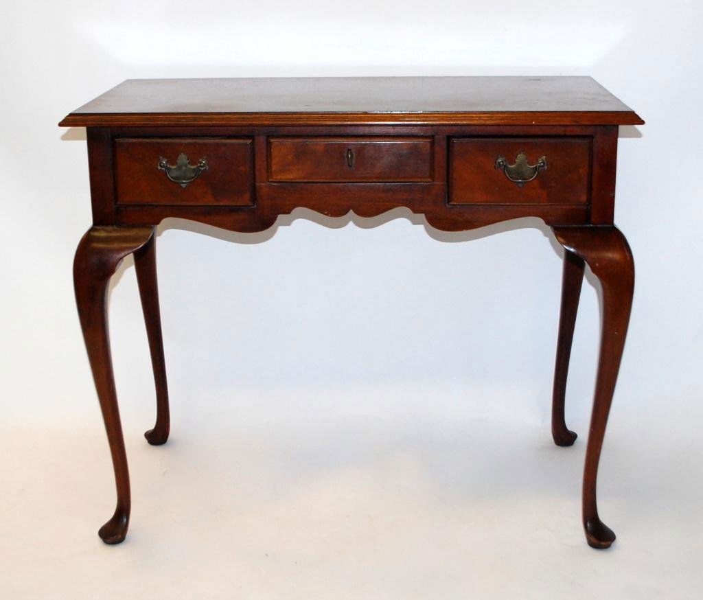 Queen Anne Style Mahogany Writing Desk
