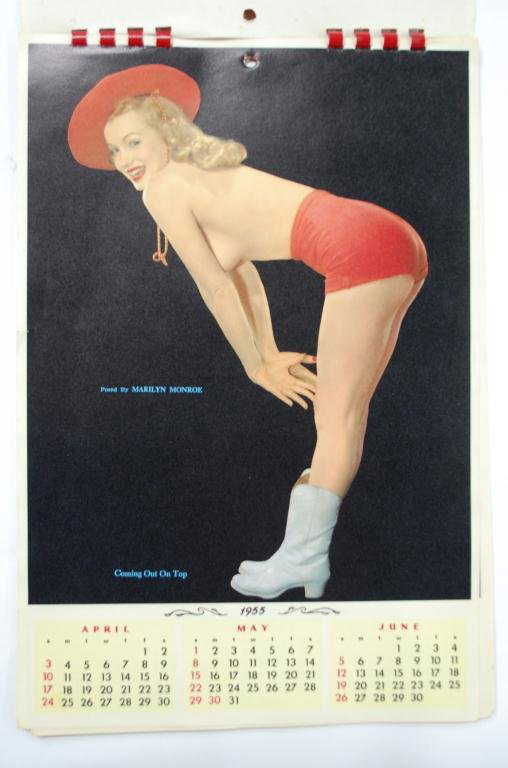1955 Marilyn Monroe 4 Page Calendar