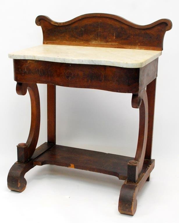 Thomas Day Washstand - Senator Brown, Rose Hill NC: Thomas Day Washstand made for United States Senator (N.C.) Bedford Brown. Bedford Brown (1795-1870)United States Senator (N.C.)1829-1840 from Yanceyville, Caswell County, North Carolina. Prior to beco