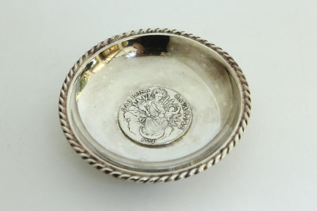 Continental Silver Coin Dish, (1 of 3)