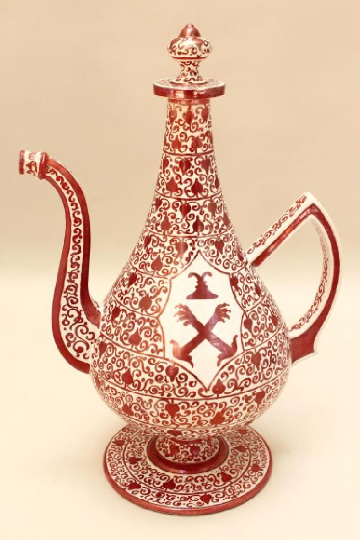Italian Doccia Ginori Hispano Moresque Style Ewer (1 of 4)