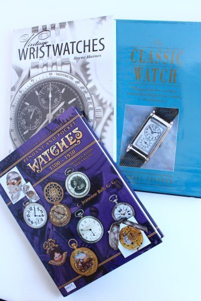 Three Clocks and Watches Reference Books, (1 of 1)