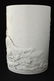 Chinese Bisque Porcelain Brush Pot, - 2