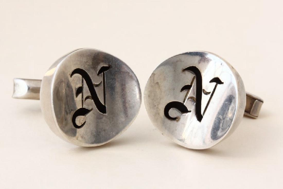 Pair of Gentleman's Mexican Sterling Silver (1 of 2)