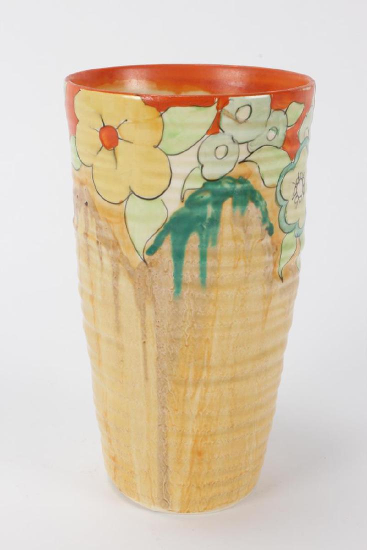 Clarice Cliff Bizarre Vase, (1 of 3)
