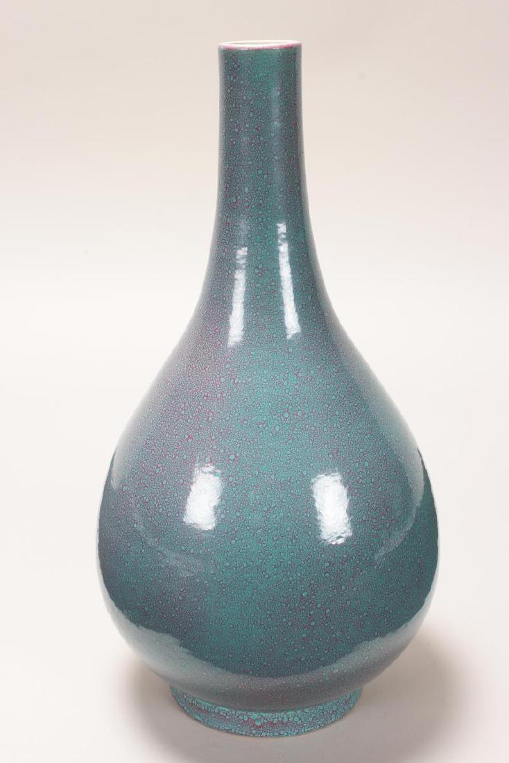 Chinese Porcelain Bottle Vase, (1 of 2)