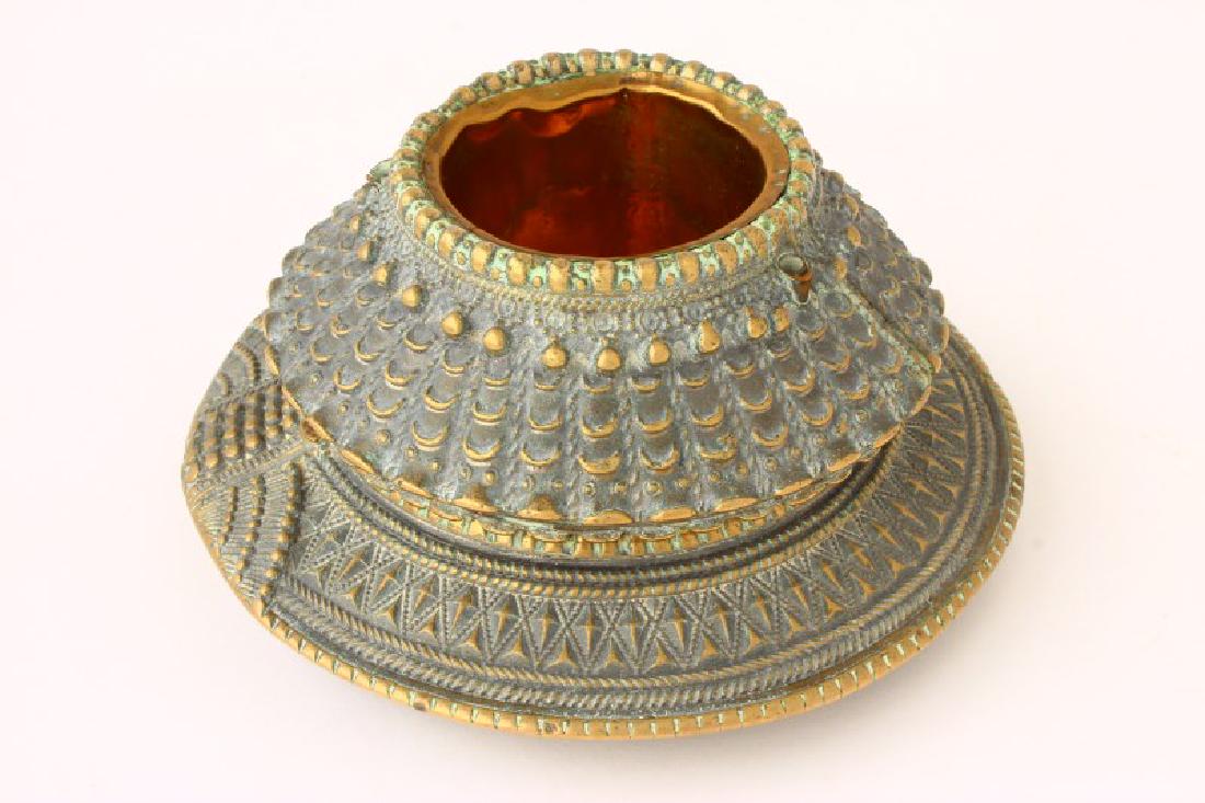 Indian Offering Cup and Stand, (1 of 3)