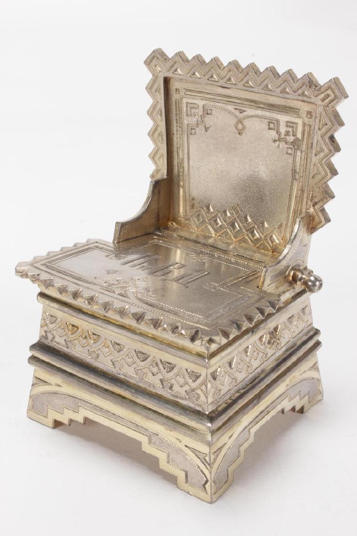 19th Century Russian Silver Salt Throne, (1 of 7)