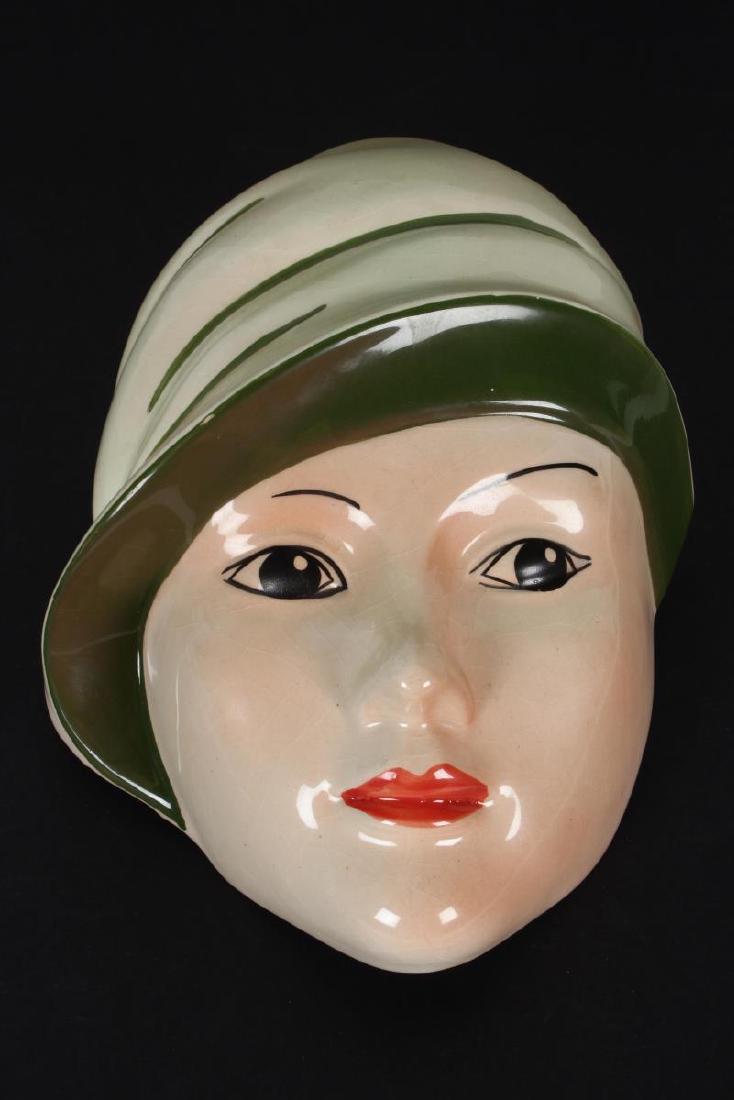 Crown Devon Art Deco Wall Mask, (1 of 4)