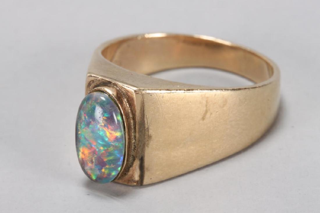9ct Gold and Opal Doublet Dress Ring, (1 of 2)