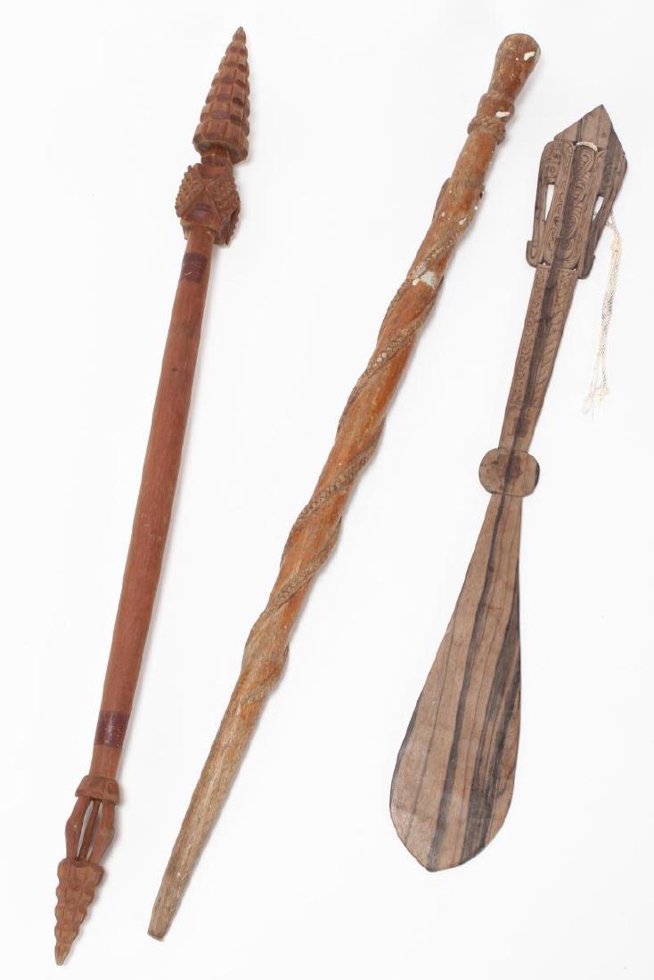 Fijian Carved Club, (1 of 2)