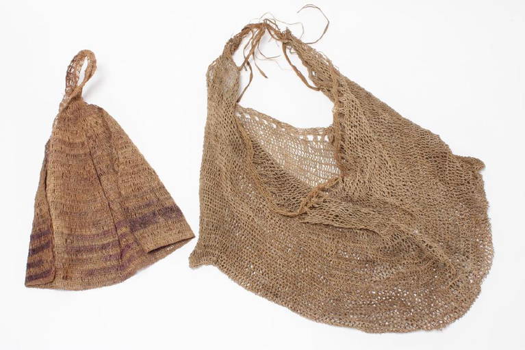 Two Woven Dilly Bags,