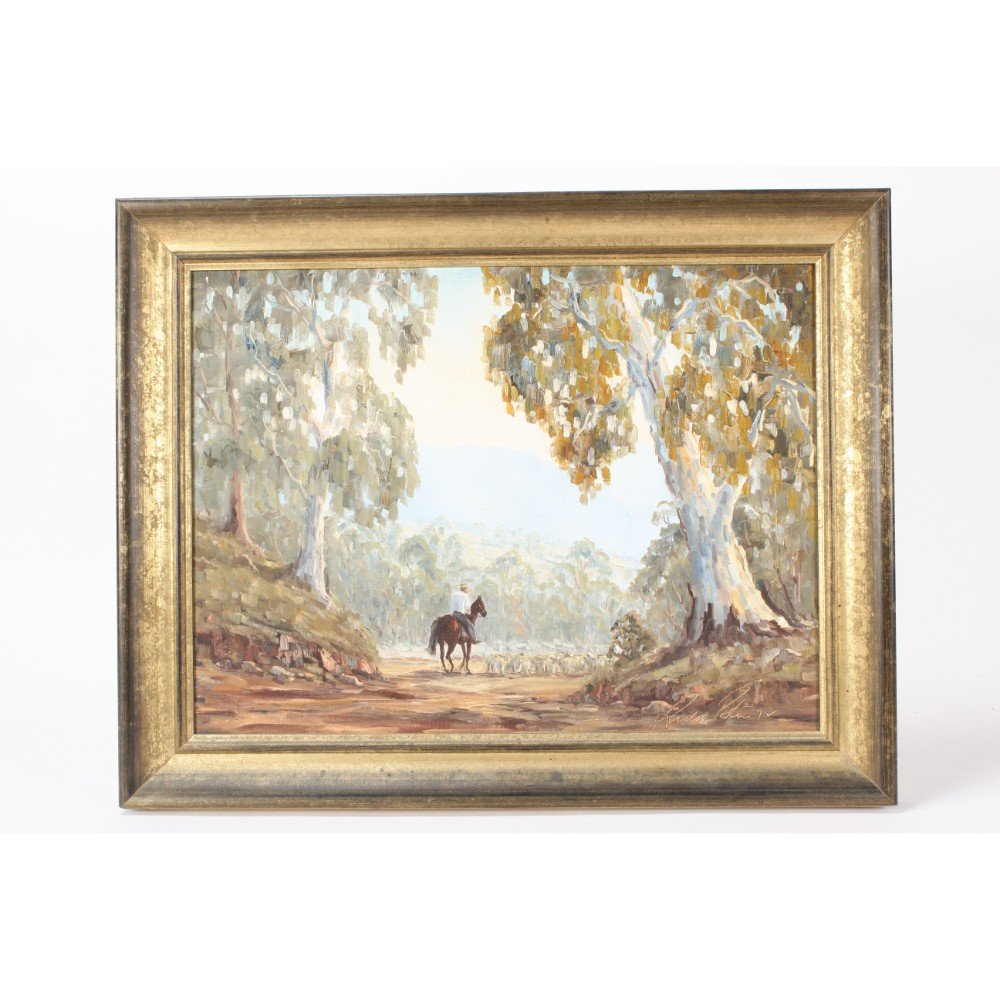 Ronald Peters,: Road to Oberon NSW oil on board signed lower right 44cm x 59cm