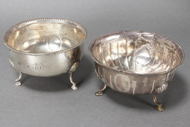Two George Iii Irish Sterling Silver Footed Bowl Aug 17 2019 Irish Sterling Silver Footed Bowl