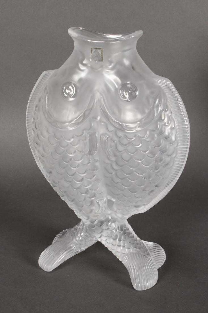 クリストフル　花瓶　two fish vase　魚　銀製品 Vintage Christofle French Silver-plated “deux Poissons
