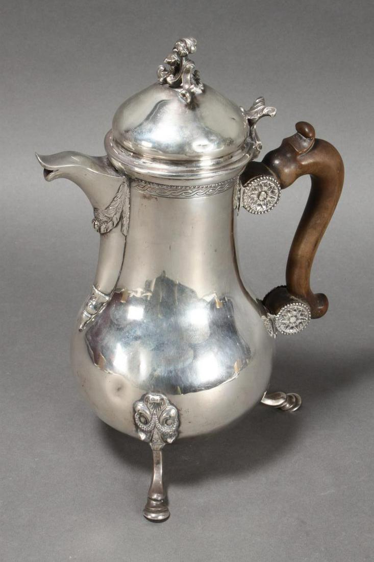 Late 19th Century Continental Silver Coffee Pot. (1 of 5)