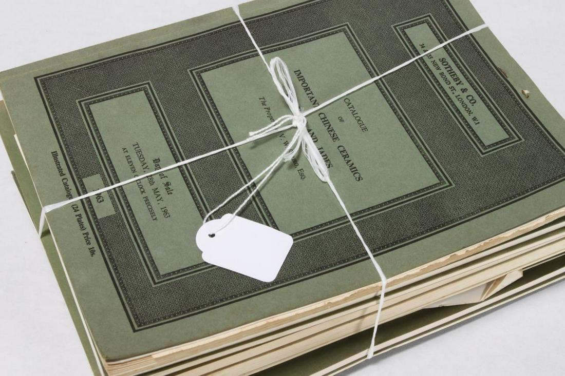 Ten Sotheby's London Catalogues on Asian Art, (1 of 2)