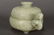 Good Chinese Jade Twin Handled Censer and Cover, - 3