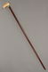 19th Century Sterling Silver and Bone Walking Cane