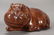 Delightful African Carved Wooden Hippo, - 3